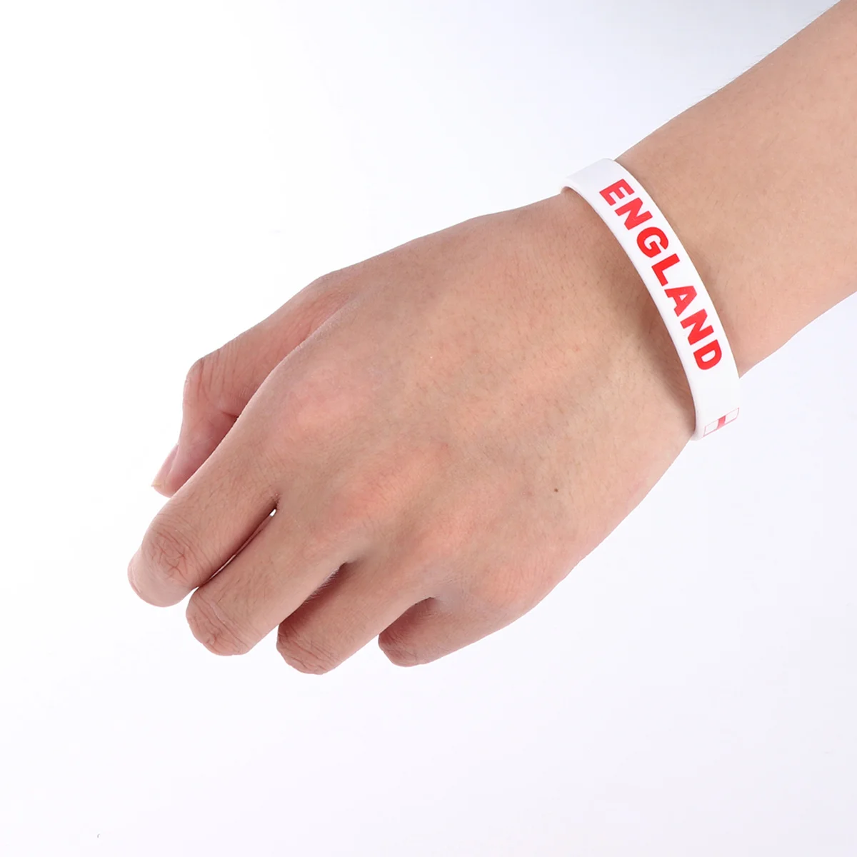 

6 Pcs Silicone Bracelet Football Wristbands International Flag Braclet Events Bracelets Mexican Decorative Country