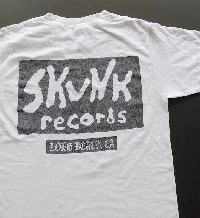 90's Sublime Band t-shirt, Skunk Recordsm reprinted 2 sided shirt TE5973