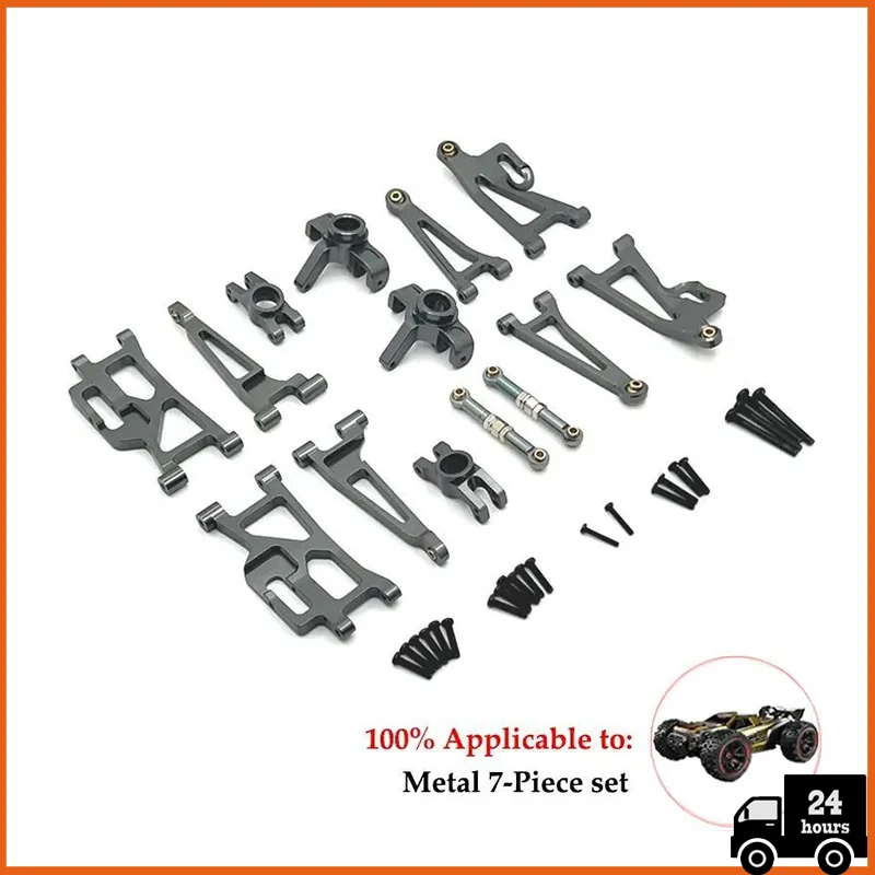 MJX Hyper Go 14210 14209 H14BM  RC Car Metal Steering Cup Upper Lower Swing Arm Set Shock Tower Bracket Body Post Upgrade  Parts