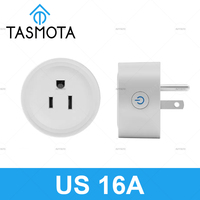 TASMOTA Smart Home Pre Flashed WiFi US Plug Works With Home Assitant 16A AC 100-240V USA,Mexico, Japan