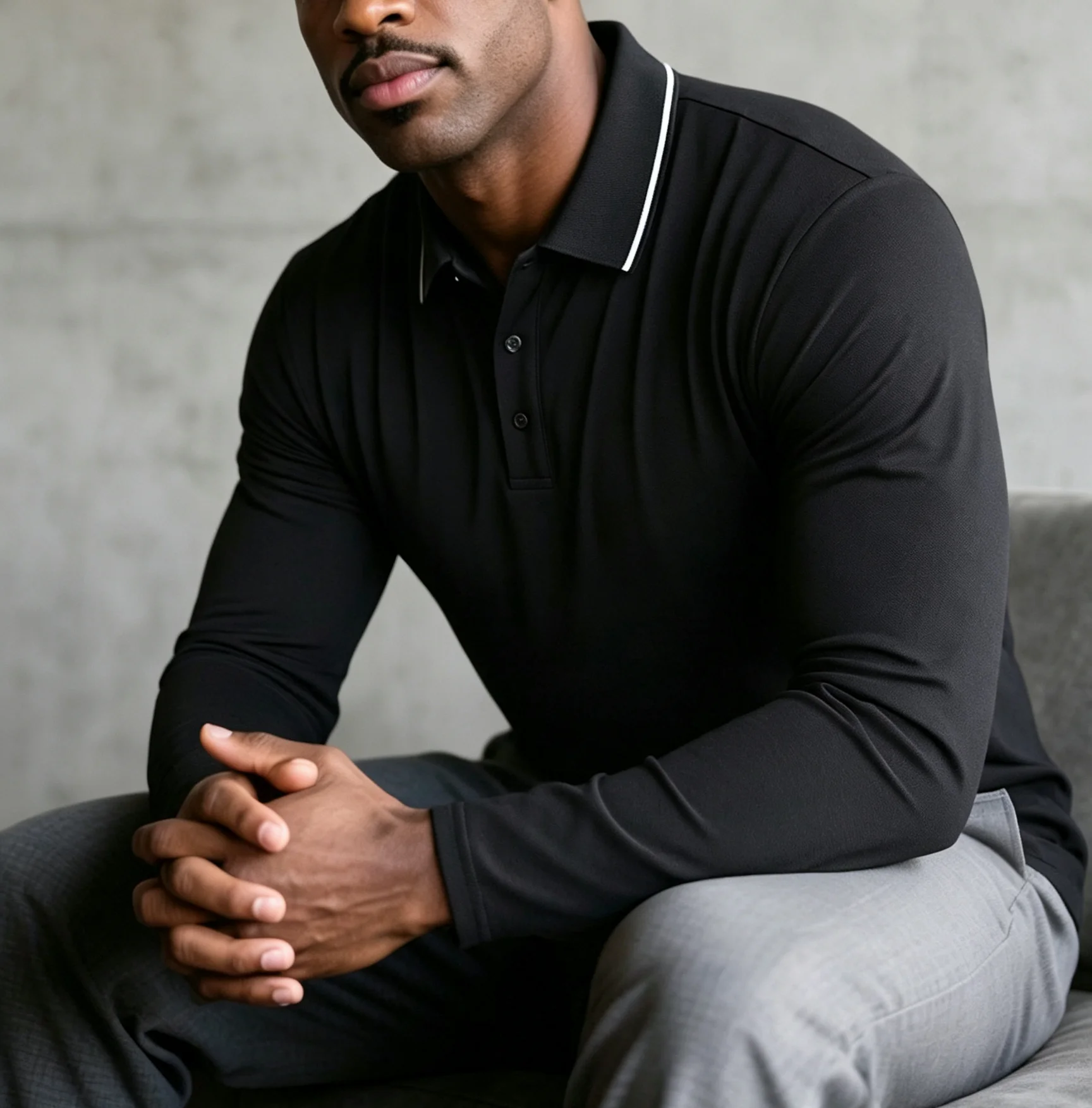 Men's Color Block Collar Polo Shirt, Short Sleeve Classic Button Top, Business Casual Solid Color Patchwork Lapel T-Shirt, Summe