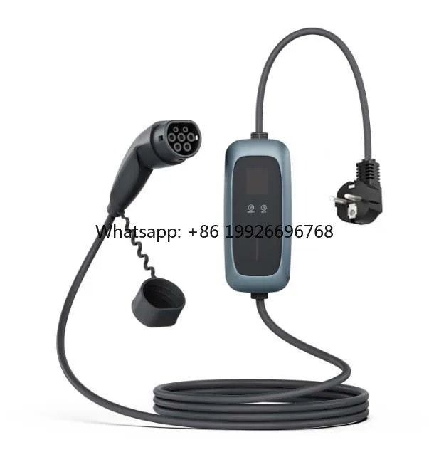 

Портативное зарядное устройство для электровелосипедов 16А Type 2 с вилкой Schuko, 3.6 кВт, мобильное зарядное устройство, кабель 5 метров, новое состояние