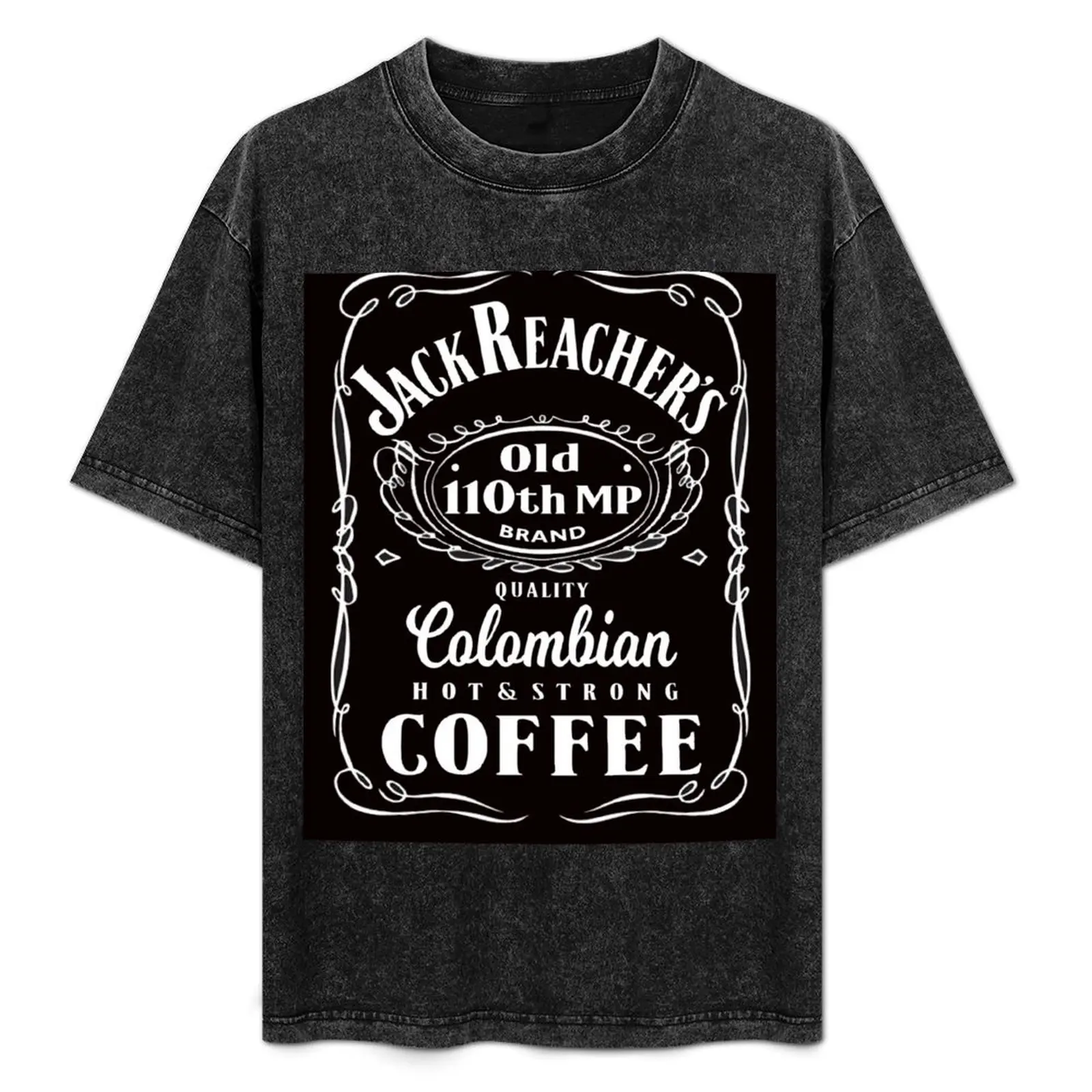 

Jack Reacher 110th MP Coffee T-Shirt Daily Wear Print T-Shirt