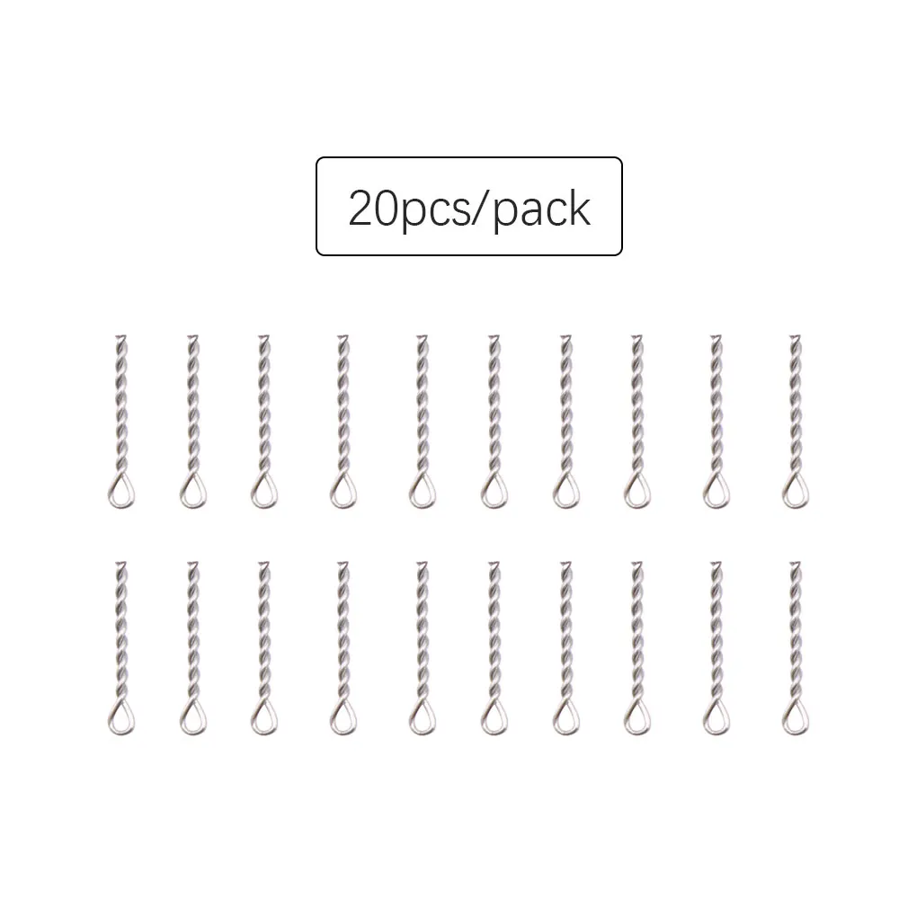 20 قطعة اكسسوارات صيد سمك الشبوط مسامير الصلب لصيد الأسماك تلاعب الطعم Boilie موصل يدور دبابيس روني تلاعب الكارب محطة معالجة