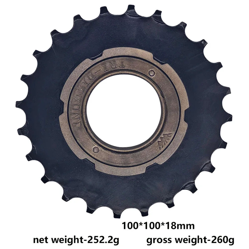 Bicycle Bike Freewheel Sprocket Gear Single Speed 118-21-24T And 3 Speed For Rotary Hub-British Tooth Pattern B1.375X24 High