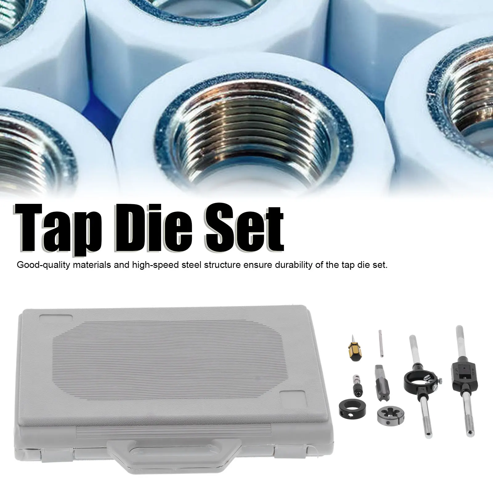 Tap Die Set with Fine/55° Cylindrical Pipe Threads Hardware Tools for Craftsman Die Fine Threads Tap Die Set Tap Die Set