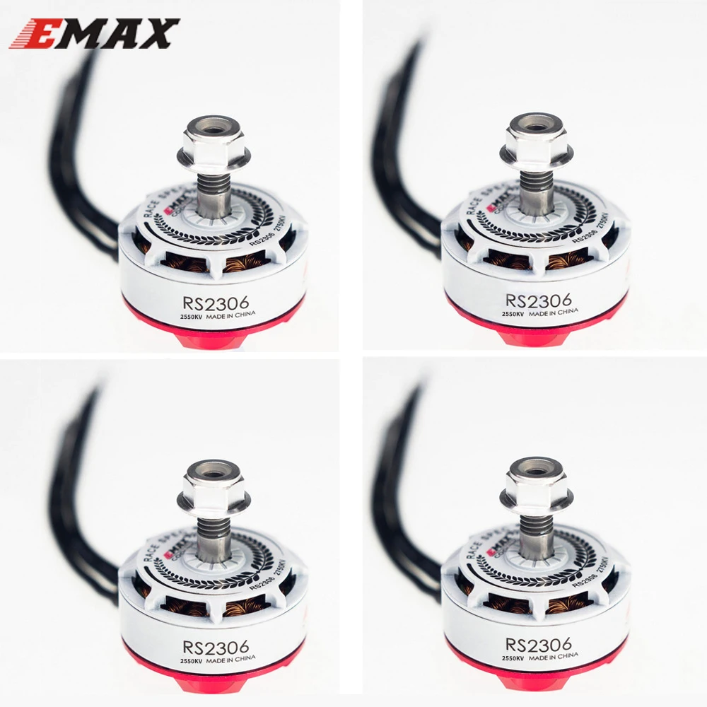 EMAX RS2306 RS 2306 Motors 2550KV White Editions RaceSpec Brushess Motor For RC Drone FPV Racing Quadcopter DIY Parts