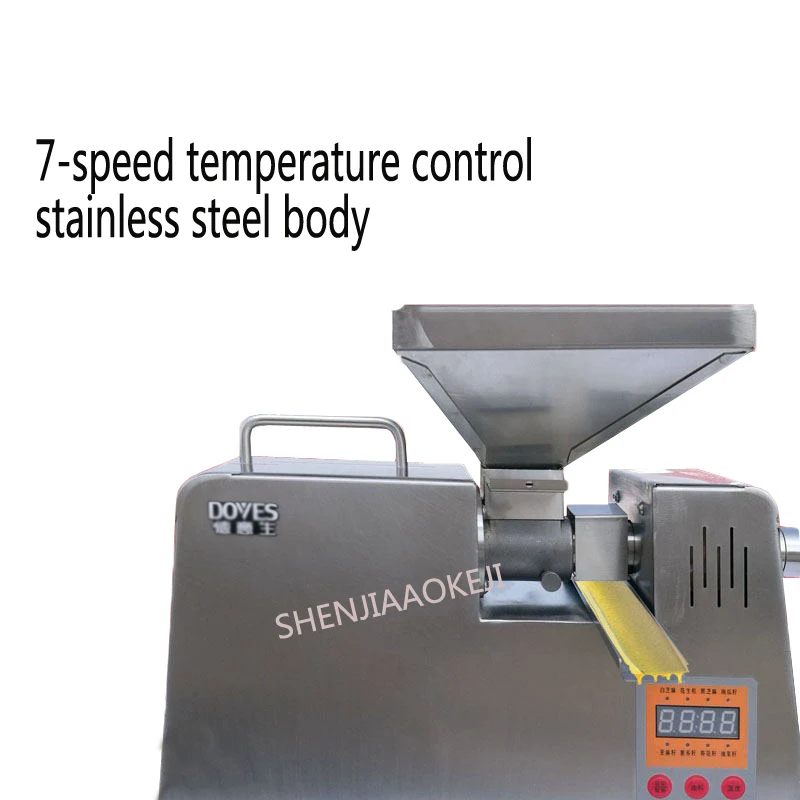 

Oil Pressers Oil Press Machine intelligent hot and cold stainless steel peanut Making Edible Oil 1PC