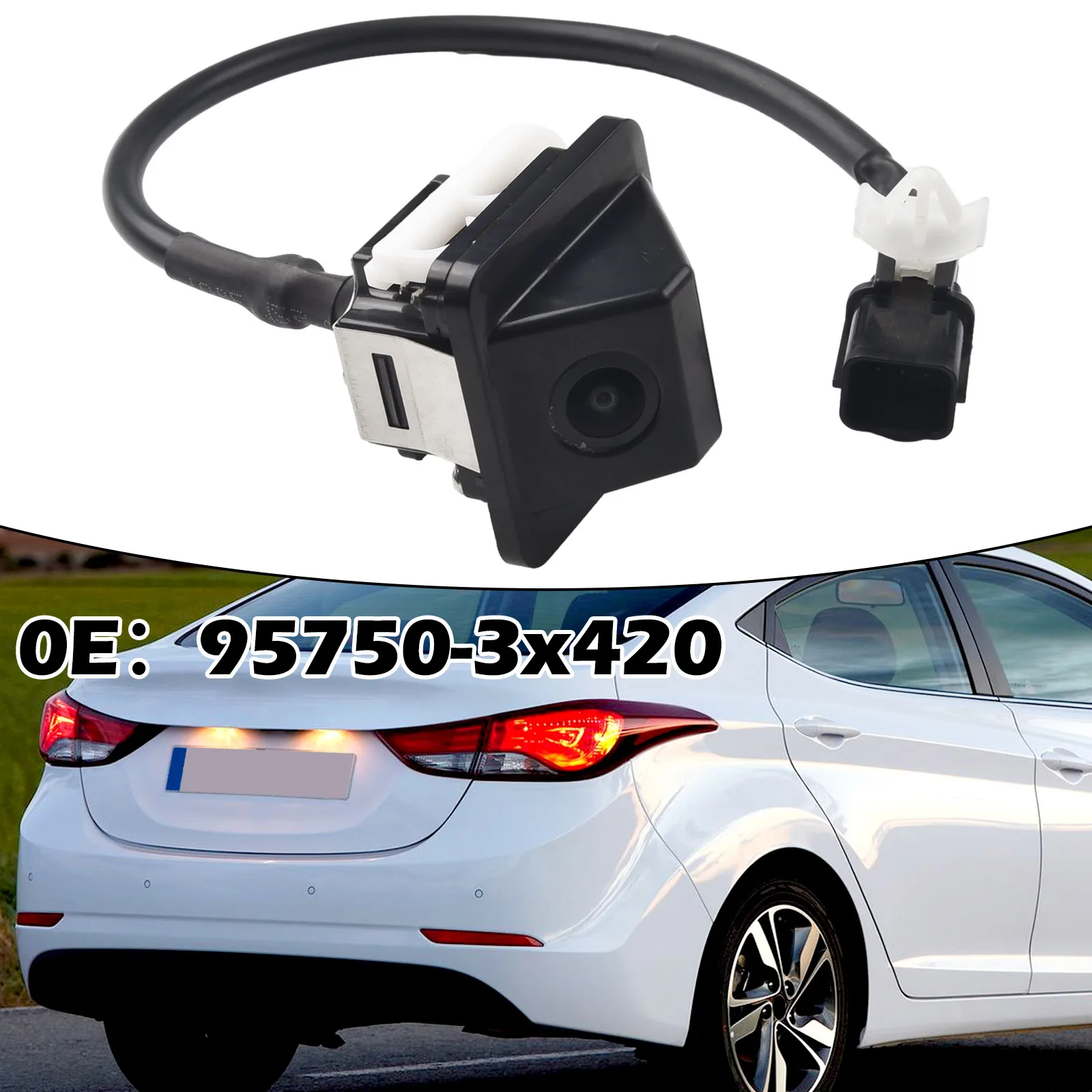 New Rear View Back Up Camera 95750-3X420 Metal 95750-3X100 For Hyundai Elantra 95750-3X026 For Hyundai Elantra