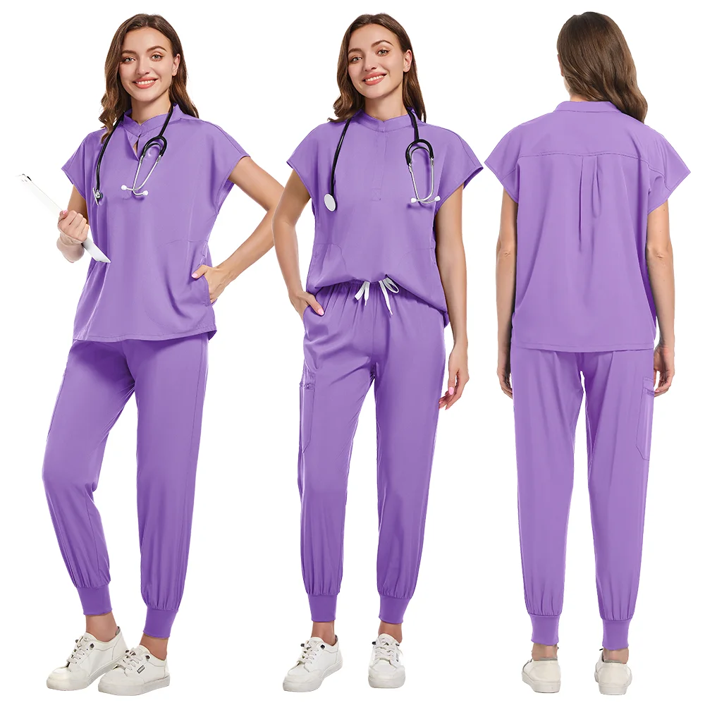 Medical Uniform Scrub Hospital Working s Set Wholesale Nursing  Uniforms Women Healthcare Pharmacy Clinic Work Clothes