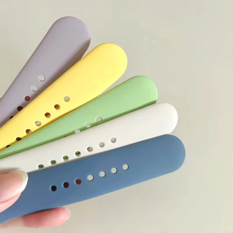 Lightweight Breathable Silicone Strap For Apple Watch Series 11 10 9 8 7 6 5 SE Ultra Fits 49-38mm Soft Durable Unisex