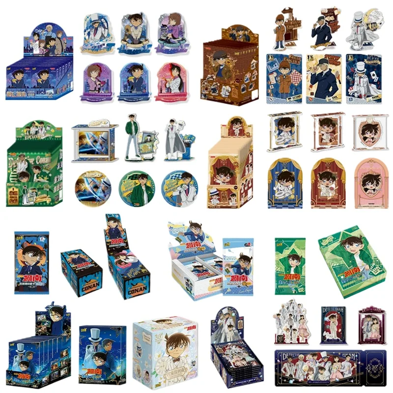 

KAYOU Detective Conan Card Edogawa Konan Kudou Shinichi Anime Bag Birthday Music Collectible Mouri Ran Cards Children Toy Gifts