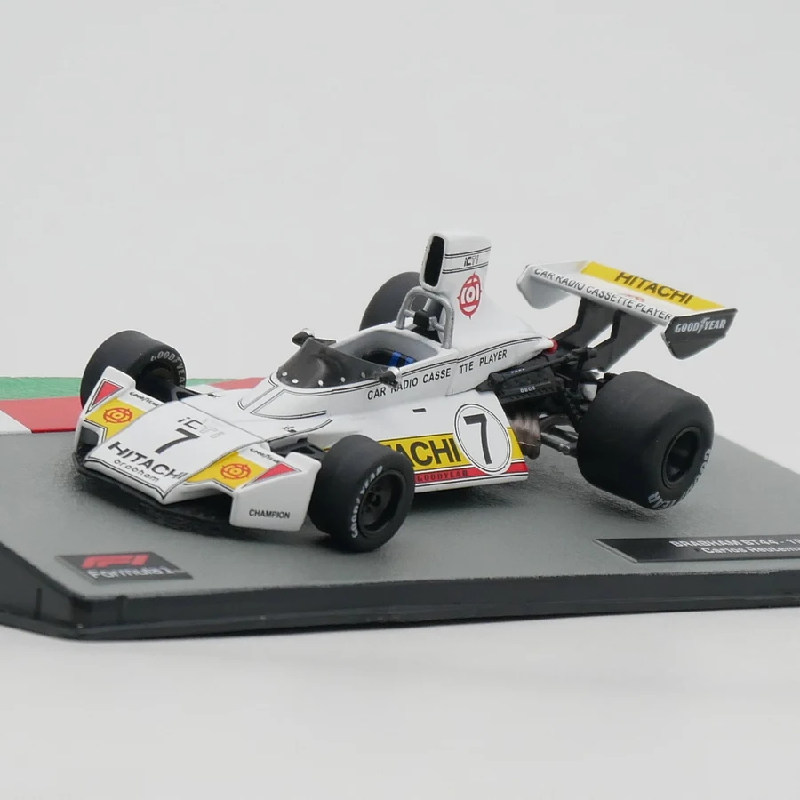 Ixo 1:43 Racing Brabham BT44 1974 Carlos Reutemann Diecast Car Model Metal Toy Vehicle