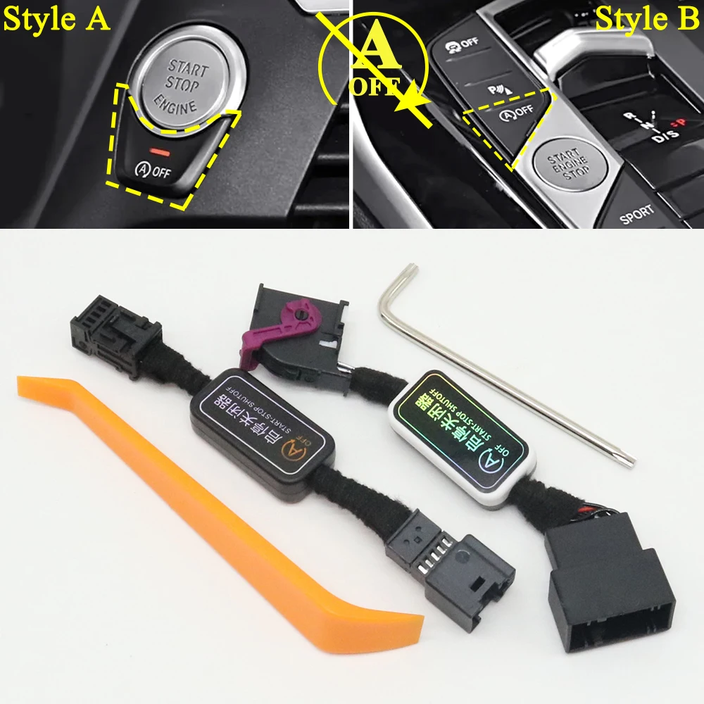 For BMW X1 X3 X5 X6 X7 1 2 3 4 5 6 7 8 F20 F21 F22 F23 F11 G30 F25 G01 Auto Start Stop Disable Eliminator Engine Off Cable Plug