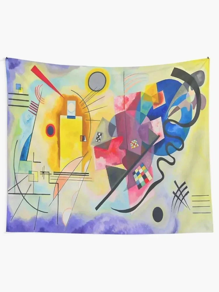 Wassily Kandinsky - Yellow-Red-Blue , 1925 Tapestry Decoration For Home Decor For Room Tapestry