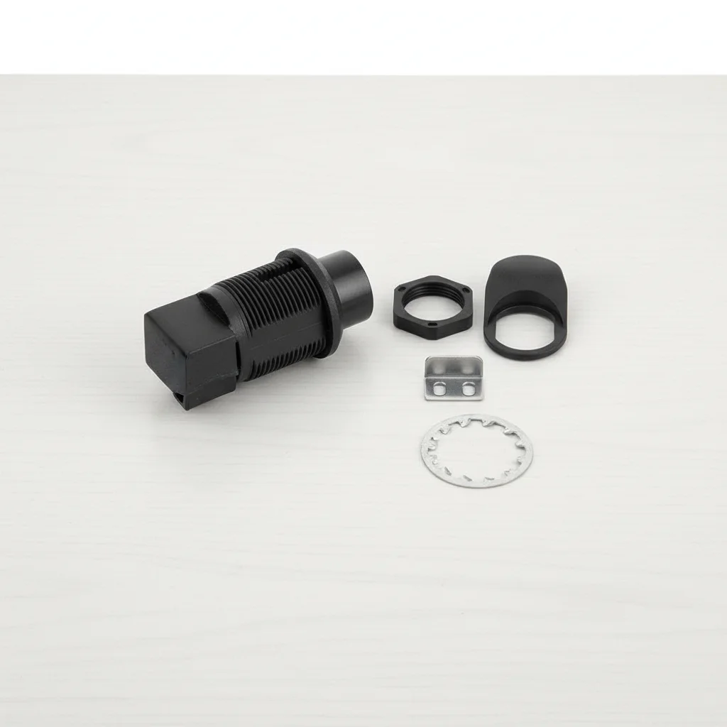 사우스코 93-304 푸시 버튼 보트 도어 글로브 박스 래치 간편 설치 마린 래치 플라스틱 푸시 투 클로즈 래치 푸시 버튼 잠금장치