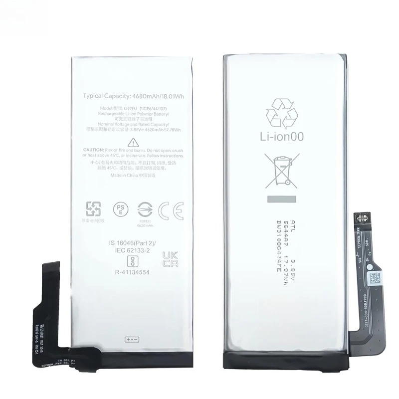 3.8V 4680mah for Google Pixel 5A Mobile Phone Battery G27FU High-capacity Core Built-in Battery Board