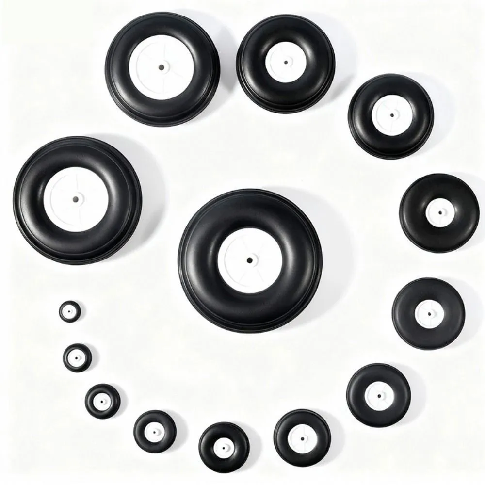 Black Kids Plane Toy Parts Rubber 0.75