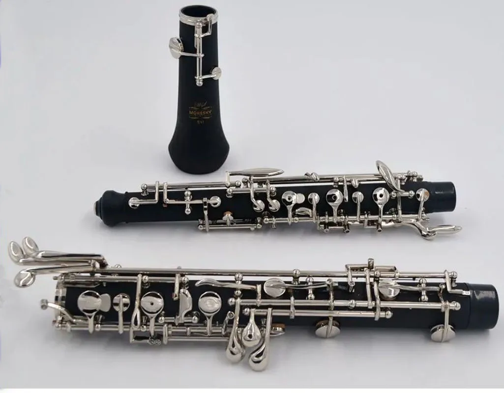 MORESKY Professional C Key Oboe Semi-automatic Style Cupronickel nickelplate MORESKY Oboe S11