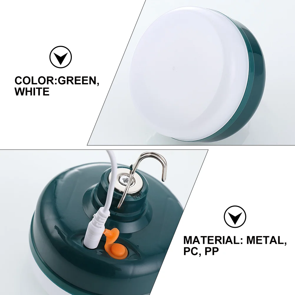 Magnetic LED Camping Lamp Rechargeable Portable Light Bulb Outdoor Night Light Emergency Stall Light Rainproof 50W