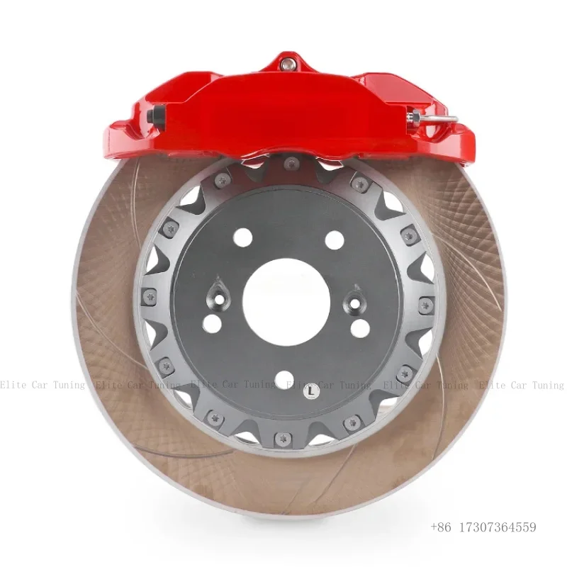 

4 Piston 5440 Brake Calipers Racing 4 Pot Big Brake Kit R17 R18 330mm 345mm Brake Disc For Polo GTI MK6 7 MK7