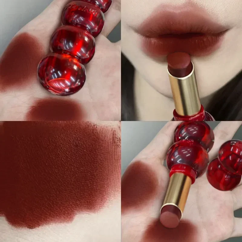 Waterdichte fluwelen lippenstift Gemakkelijk te dragen Langdurige lippenstift Blijvende matte naakt Lipglazuur Non-stick Korea Make-up Lip Tint Cosmetisch