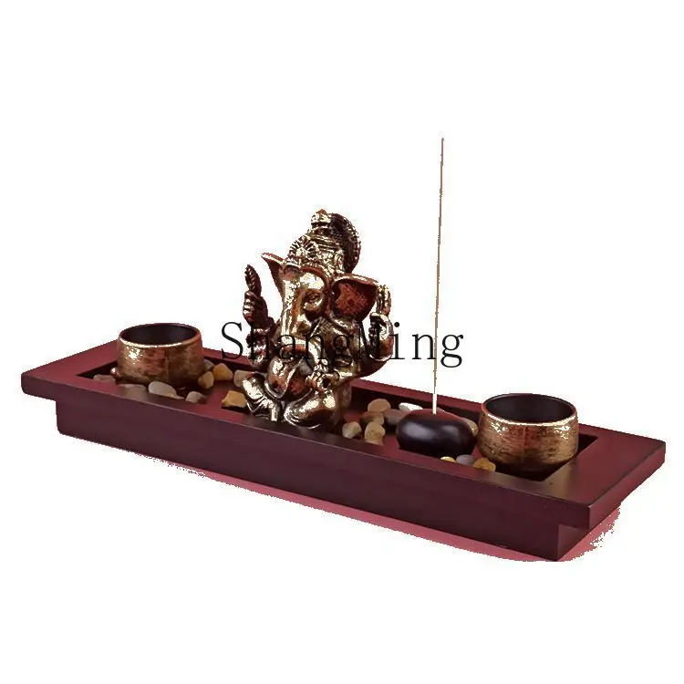 

DSA Creative Modern Resin Elephant Trunk Buddha Gifts Jiapin Home Decoration Restaurant Ornaments