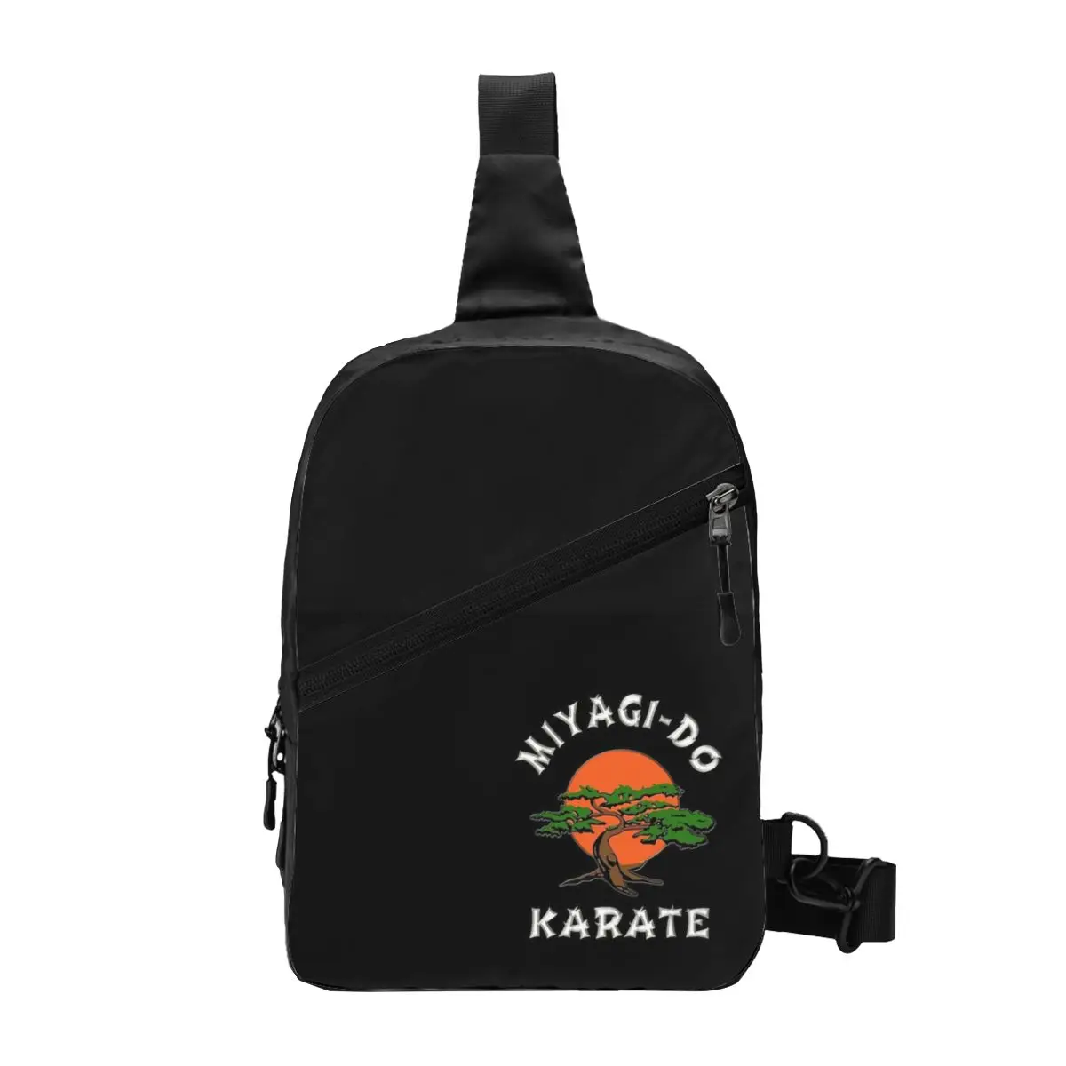 

Custom Miyagi Dojo Karate Kid Sling Bag Men Cobra Kai Anime Manga Shoulder Crossbody Chest Backpack Cycling Camping Daypack