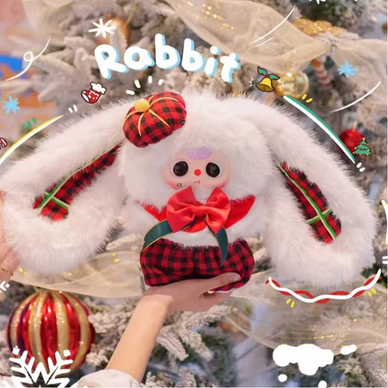 

Wa Sansui Original Christmas Blind Box Second Generation 400 Plush Moose Santa Snowman Rabbit Ornament Christmas Holiday Gift