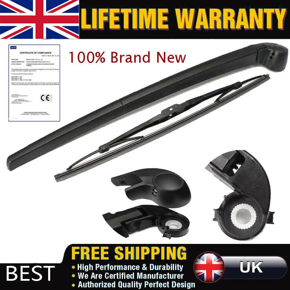 Rear Wiper Arm Blade Set for Audi A3 A4 8P 2003 2004 2005 2006 2007 2008 Windscreen Wipers Parts Car Accessories