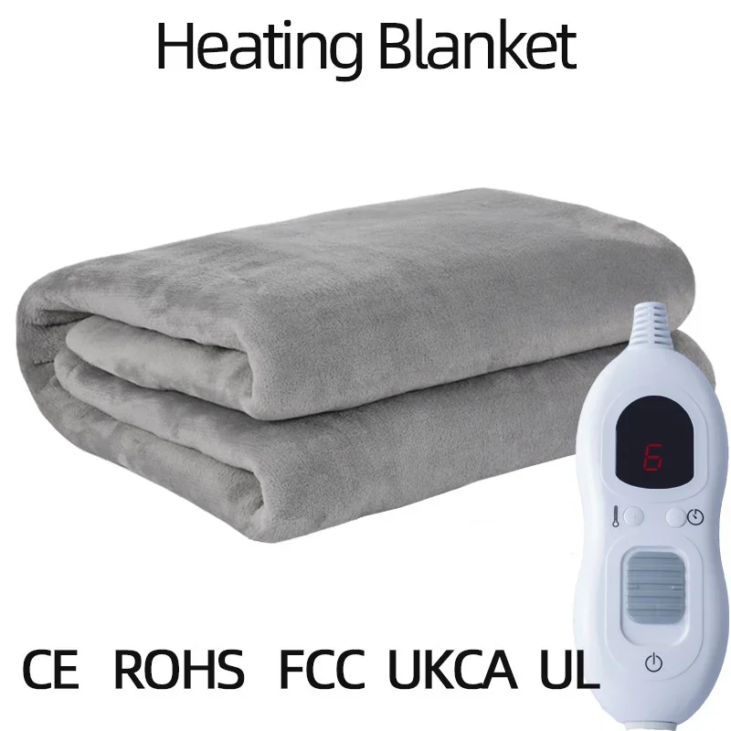 

Safe Heated Blanket Automatic Shut Off Heating Pad Overheat Protection Electric Throw Safety Feature Chauffant Warming Products