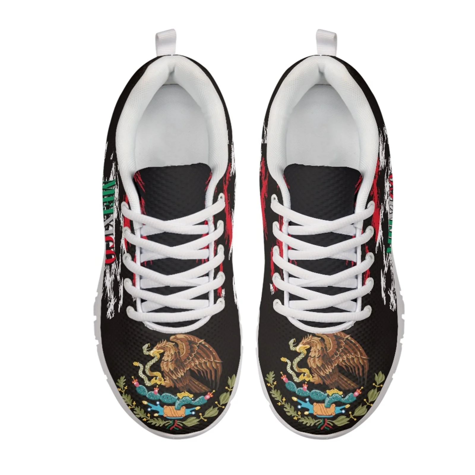 Coloranimal Mexican Eagle Print Mesh & EVA Sole Womens Sneakers Running Athletic Shoes Soft Running Shoe 2026 Trending