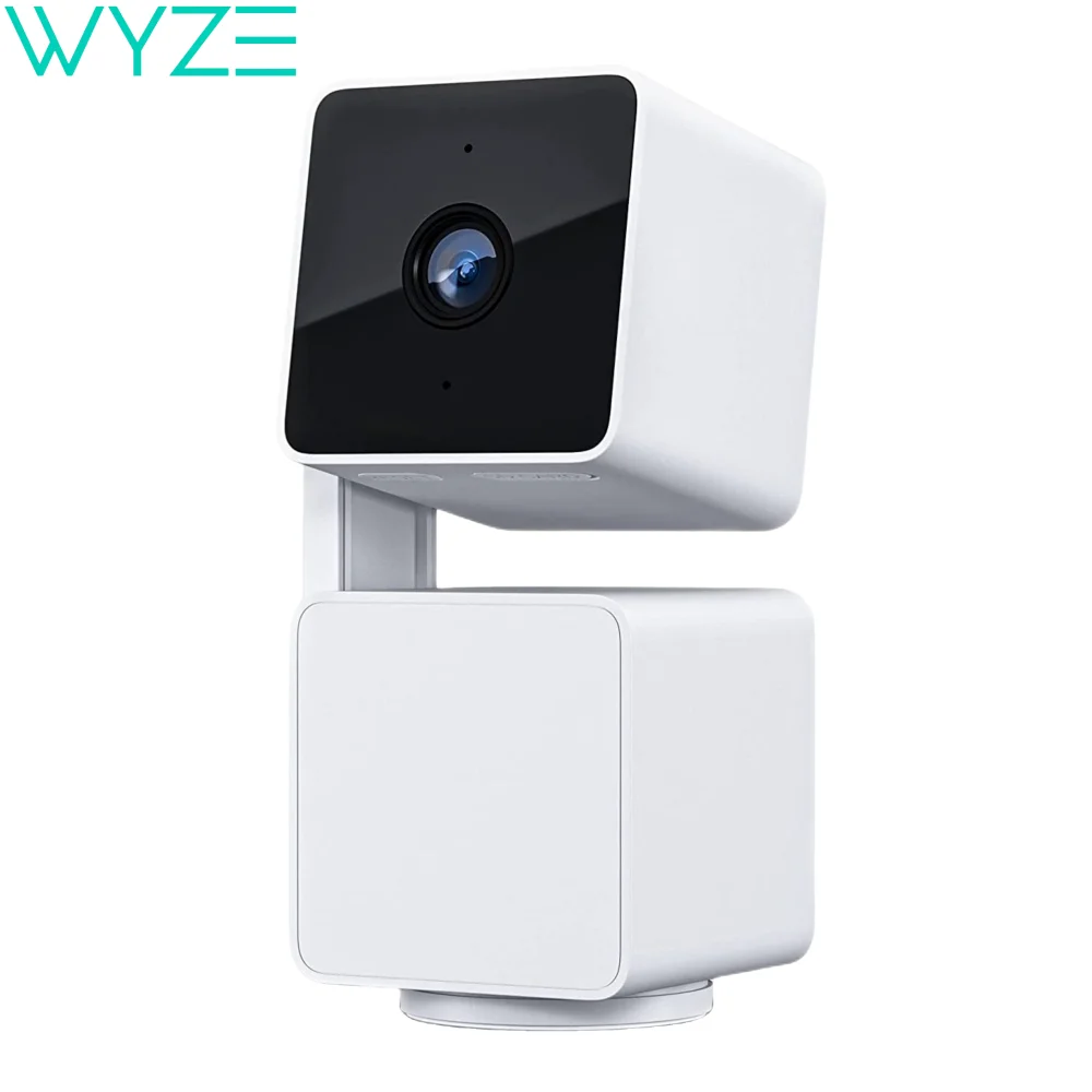 Wyze Cam Pan v3 스마트 보안 카메라, 실내 및 실외, 컬러 나이트 비전, 양방향 오디오, Alexa 및 Google Assistant와 연동, 1080p