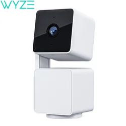 Wyze-cámara de seguridad inteligente Pan v3 para interior/exterior, 1080p, visión nocturna a Color, Audio bidireccional, funciona con Alexa y asistente de Google