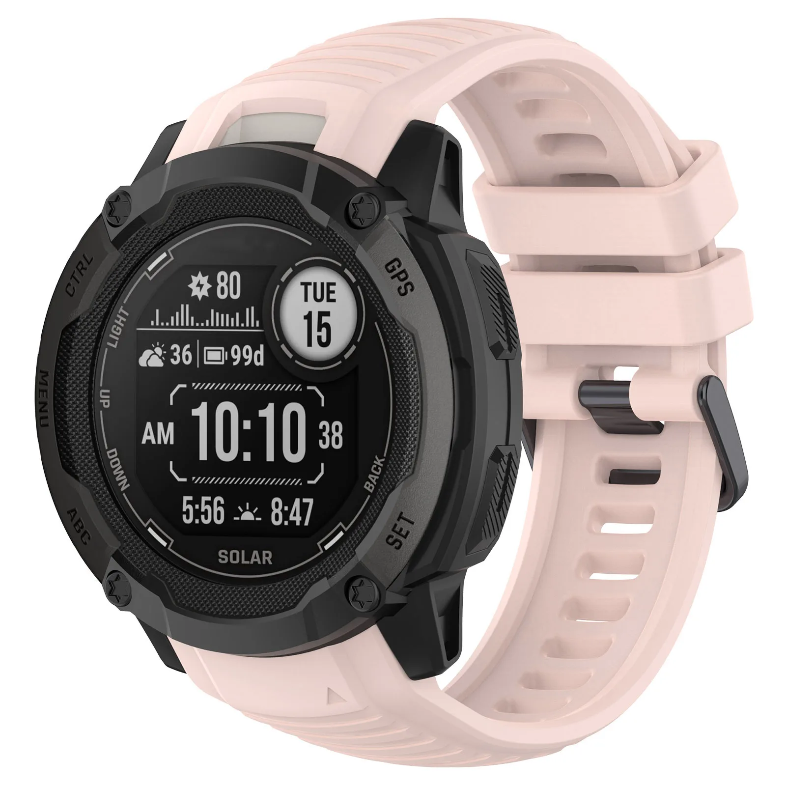 26mm Rubber Sports Strap For Garmin instinct 2X Solar Tactical Fenix 8 7 6 5 3 5X 6X 7X Pro Fenix3 3HR  Enduro 2 3 Silicone Band