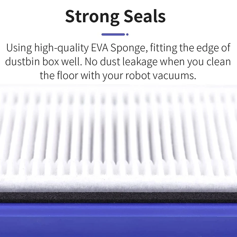 อะไหล่ไส้กรอง HEPA สำหรับ eufy Robovac L70หุ่นยนต์ไฮบริดอะไหล่เครื่องดูดฝุ่น4แพ็ค