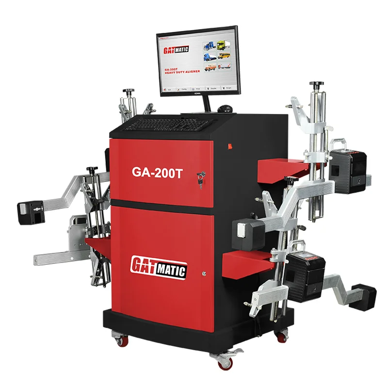 GA-200T Computerized Wheel Alignment Software For Vehicles Trucks-High Precision Sensors 200kg Capacity CE/ISO9001