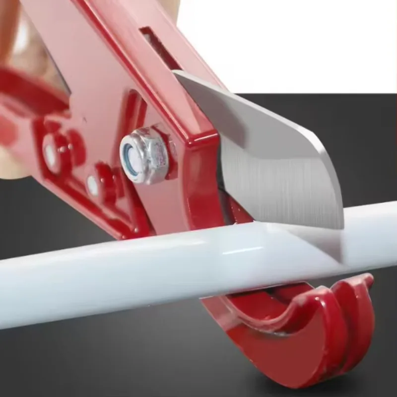 قاطع الأنابيب 0-32 مللي متر سبائك الألومنيوم الجسم مقص السقاطة قاطع المواسير بولي كلوريد الفينيل/PU/PP/PE خرطوم قطع الأدوات اليدوية