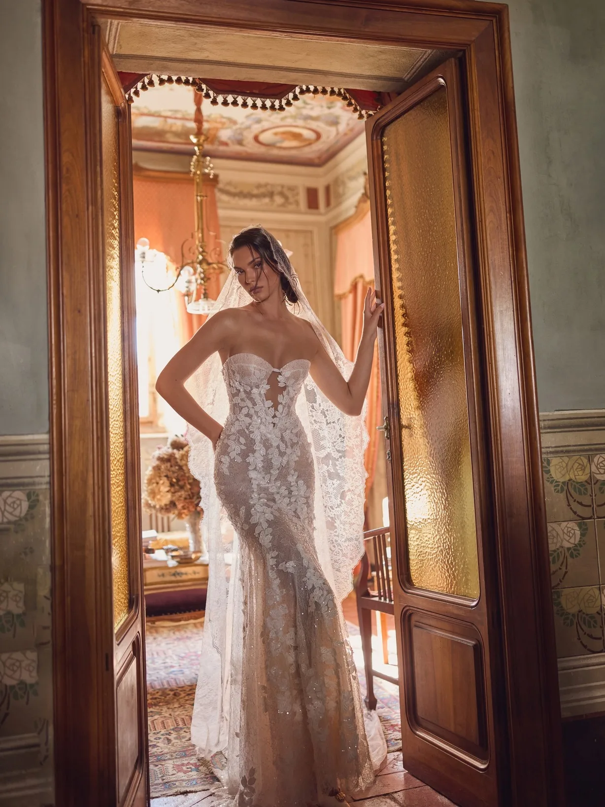 Vestido De Novia Corte Sirena Encaje Tallas Curvy Blanco Boda Civil Elegante Vestidos 2026 Alta Calidad Bespoke Wedding Dress