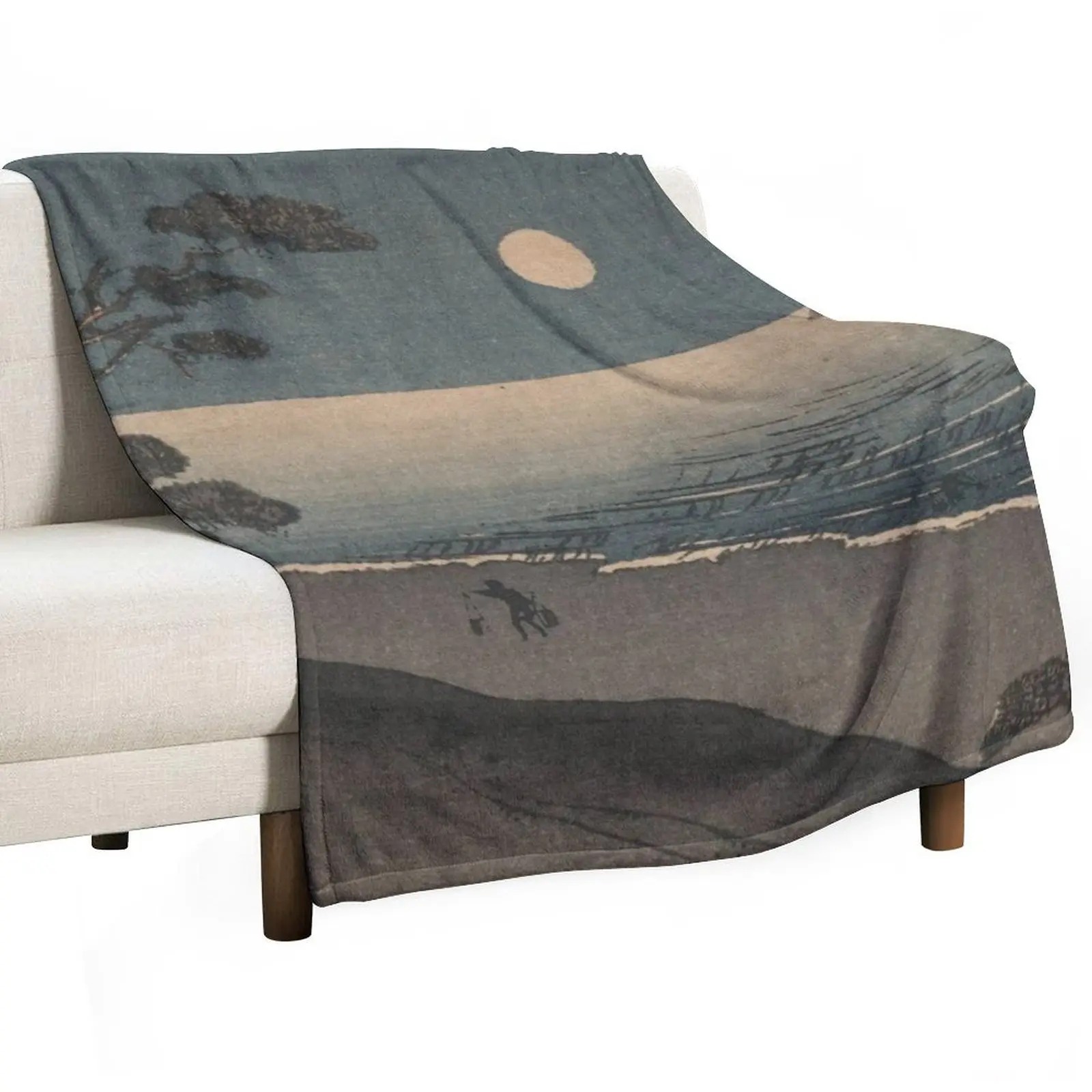 

Ukiyo-e Throw Blanket For Sofa Thin Luxury Brand Blankets