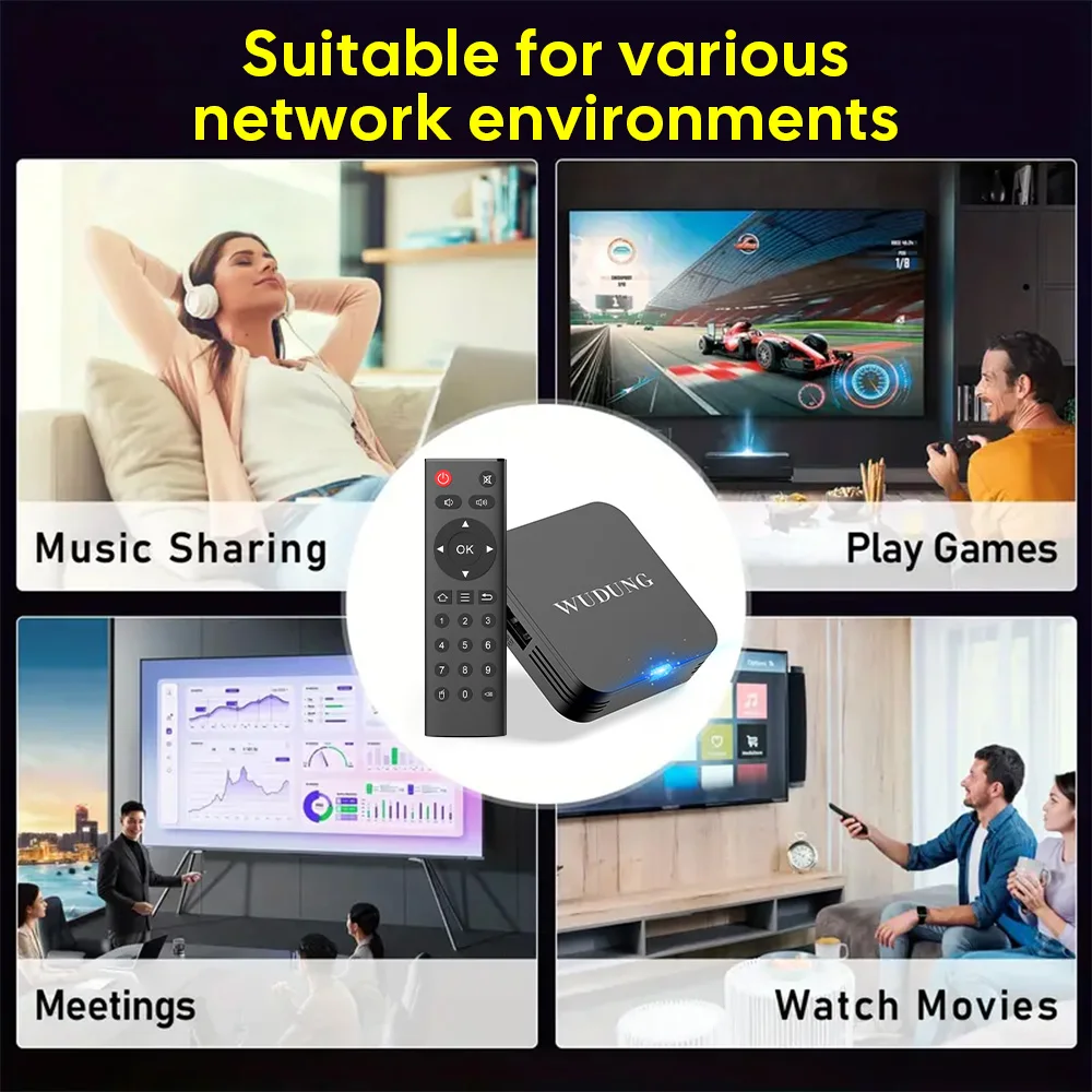 WUDUNG TX1 TV Box 4K Android10 Smart Media Player 2 4G Wifi 16GB RAM HDR Home Theater Mini Set 2025 High Quality