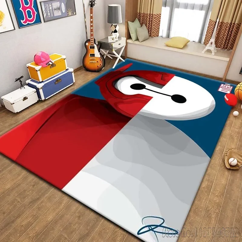 

Disney Big Hero 6 Pattern Rug Carpets 80x120cm Decor for Bathroom Kids Floor Mat Living Room Children's Bedroom Sofa