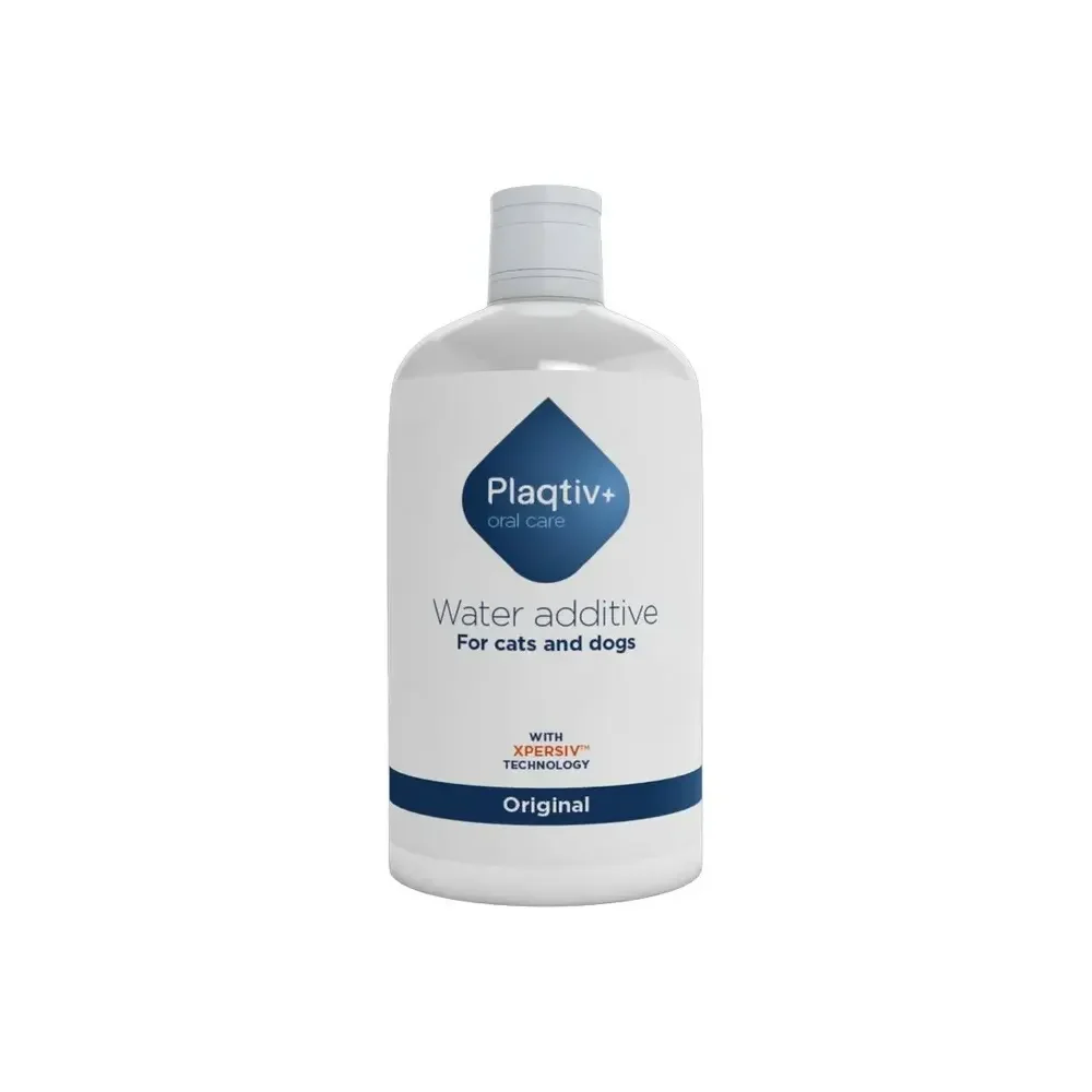 PLAQTIV+ ADITIVO PARA AGUA 500ML combatir el sarro y fomentar una buena higiene bucal ecuphar