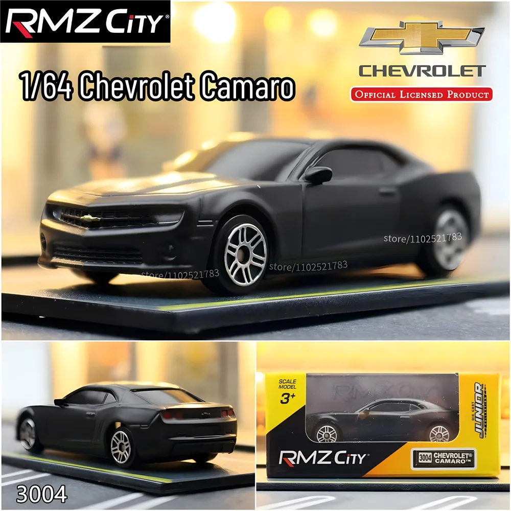 1:64 Chevrolet Camaro Car Model Replica Scale Diecast Miniature Art BMW Audi VW Vehicle Collection Kid Boy Gift Toy