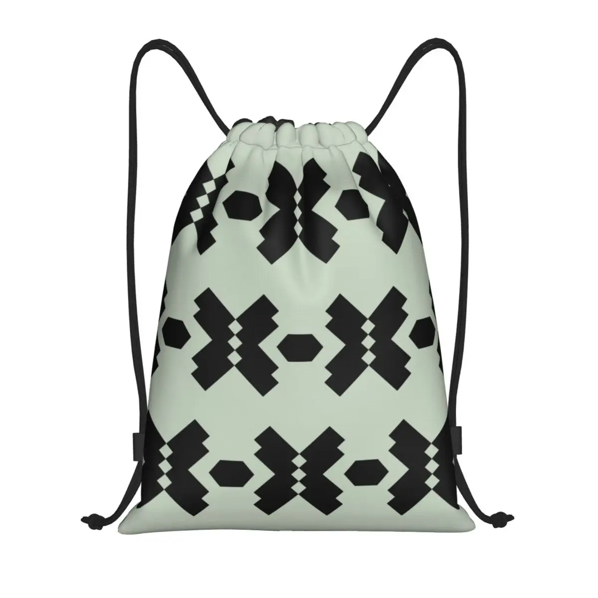 

X Marks The Spot Drawstring Backpack Sports Gym Bag for Women Men Sage Training Sackpack