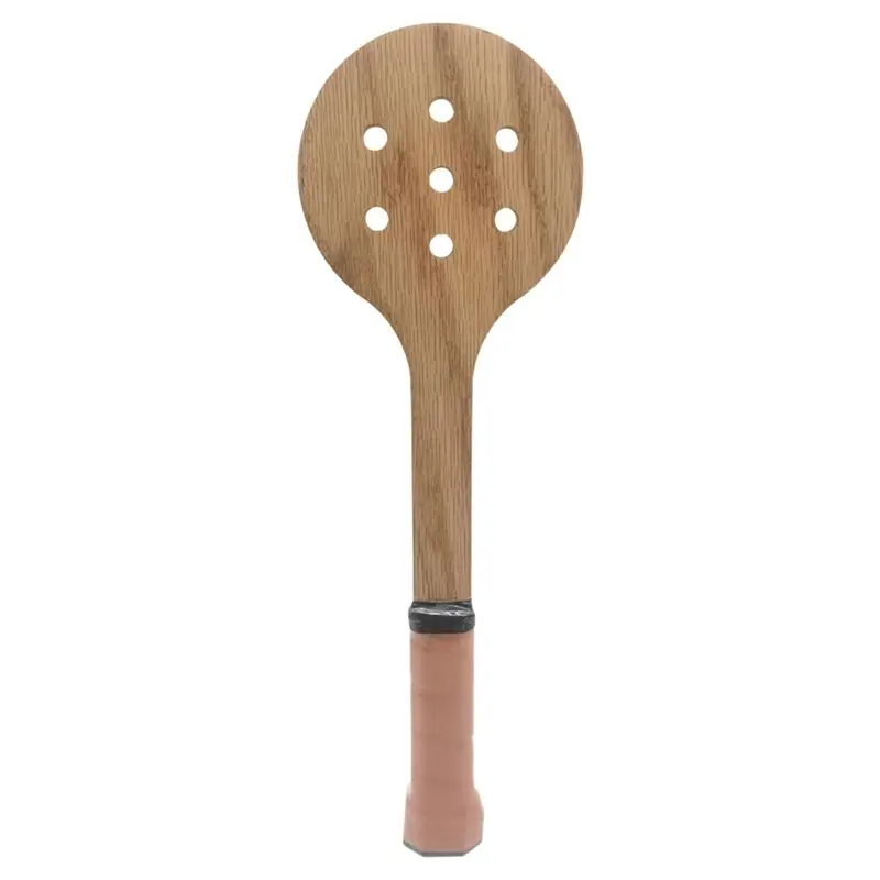 rtente-functional-wooden-racket-spoon-trainer-swing-practice-tool-training-auxiliary-equipment