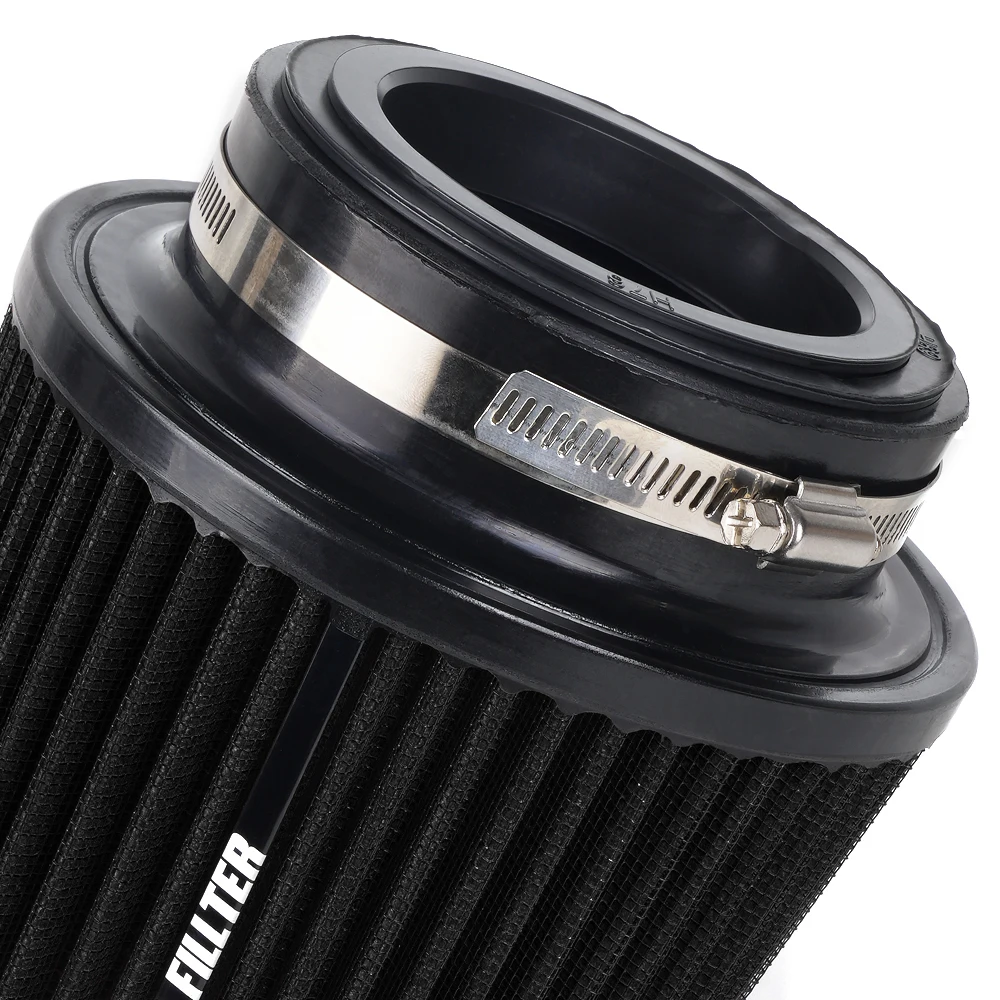 RASTP-Universal 3" 3.5" 4" Car High Flow Cold Air Intake Air Filter Conical Washable Air Filters For Race Car OFI129 - Image 5