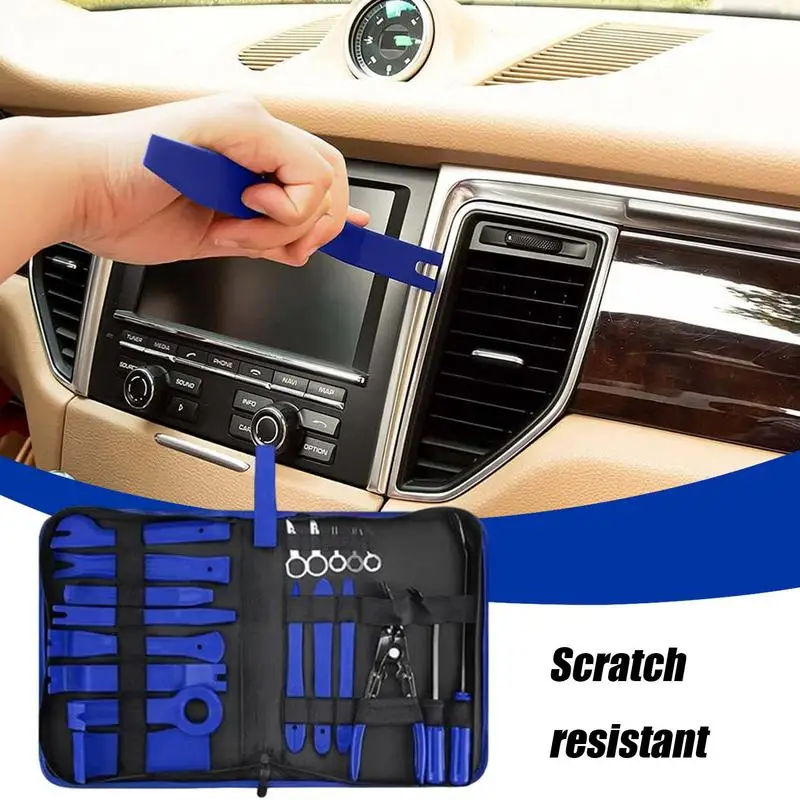 

Car Panel Door Window Tools Kit Anti-Scratch High Strength Trim Tools Pry Tool Kit Ergonomic Removal Tool Kit For Fasteners Door