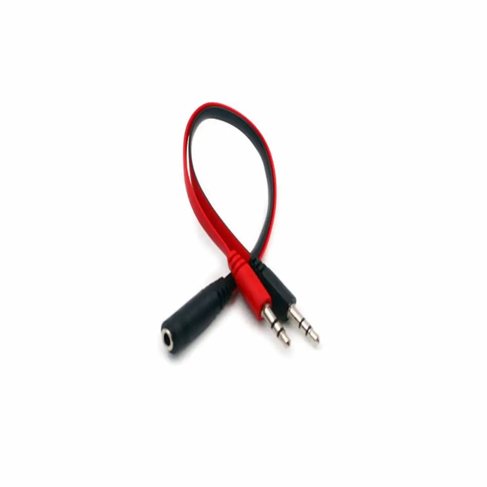 المحمولة 1 ذكر إلى 2 أنثى 3.5 جاك مقسم صوت كابل 1 أنثى إلى 2 ذكر محول الحبل ستيريو بولي كلوريد الفينيل هاتف ذكي #5