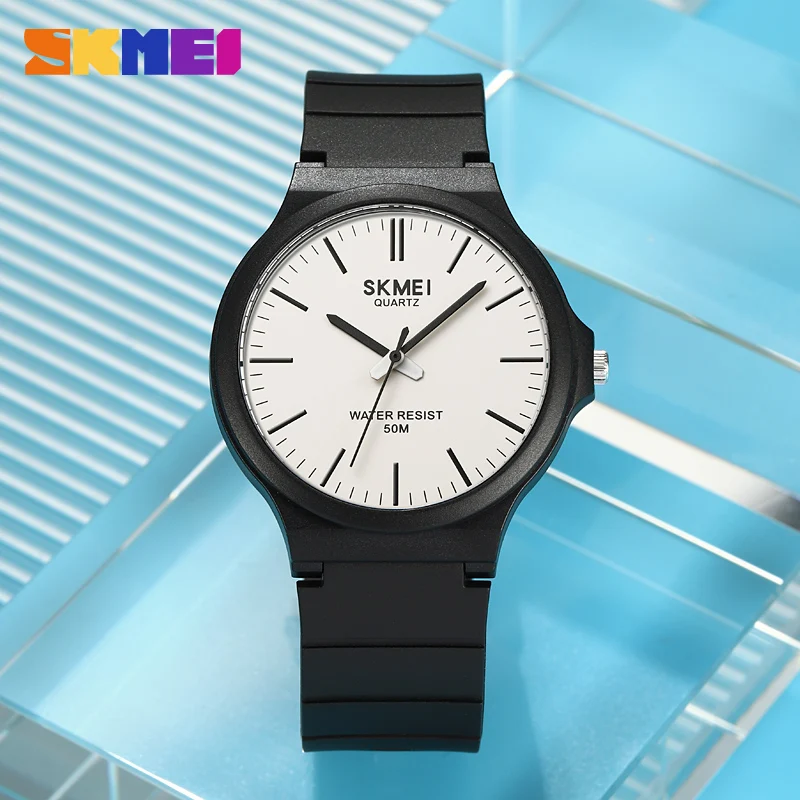 

SKMEI 2108, мужские модные простые водонепроницаемые часы, сверхлегкие спортивные кварцевые мужские наручные часы, противоударные часы 1419 Reloj Hombre